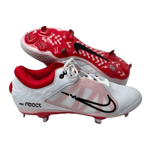 Nike Shoes - Nike Hyperdiamond 4 React Softball Metal Cleat White Women's Size 11
